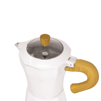 JOCCA ELECTRIC ITALIAN COFFE MACHINE NATURE LINE WHITE