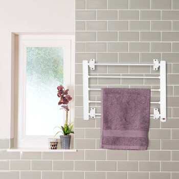JOCCA ELECTRIC WALL-MOUNTED  TOWEL WARMER WHITE