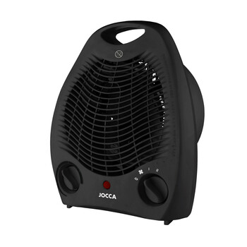 JOCCA ELECTRIC THERMO FAN HEATER 2000W BLACK