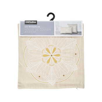 Ostaria Τετράγωνη Μαξιλαροθήκη 'Μάνταλα' -35216