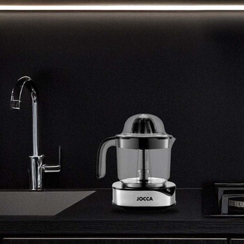 JOCCA ELECTRIC JUICER WITH 1.2L JUG & BIDIRECTIONAL ROTATION 40W BLACK/SILVER