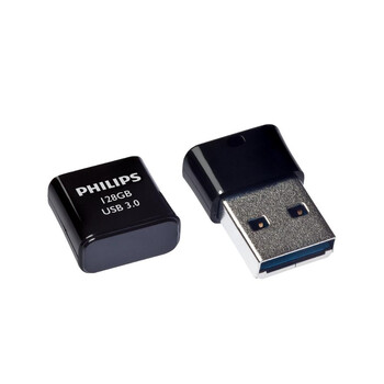 Philips Pico 128GB USB 3.0 Stick Μαύρο (FM12FD90B/00) (PHIFM12FD90B-00)