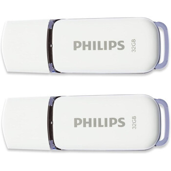 Philips Snow 32GB USB 2.0 2-Pack (FM32FD70D/00) (PHIFM32FD70D-00)