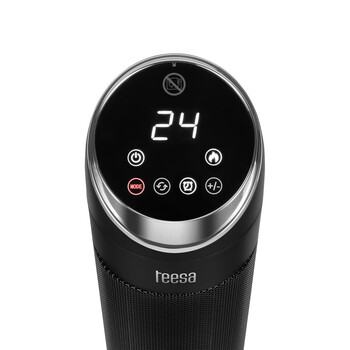 TSA9017 . Κεραμικό αερόθερμο στήλη PTC με λειτουργία απομίμησης τζακιού Teesa TSA9017