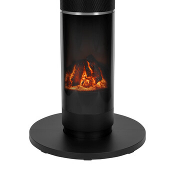 TSA9017 . Κεραμικό αερόθερμο στήλη PTC με λειτουργία απομίμησης τζακιού Teesa TSA9017