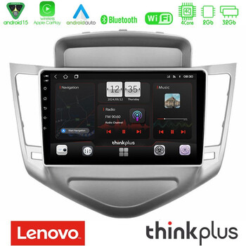 Lenovo Thinkplus Series 4core Android15 2+32gb  Chevrolet Cruze 2009-2012 Navigation Multimedia Tablet 9" με Carplay & Android Auto u-sqz-Cv036n
