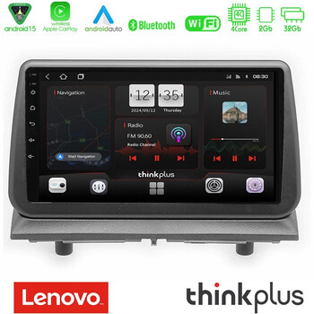 Lenovo Thinkplus Series 4core Android15 2+32gb  Dodge Nitro 2007-2011 Navigation Multimedia Tablet 9" με Carplay & Android Auto με Carplay & Android Auto u-sqz-Dg1697