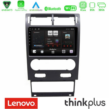 Lenovo Thinkplus Series 4core Android15 2+32gb  Ford Mondeo 2004-2007 Navigation Multimedia Tablet 9" με Carplay & Android Auto u-sqz-Fd1064