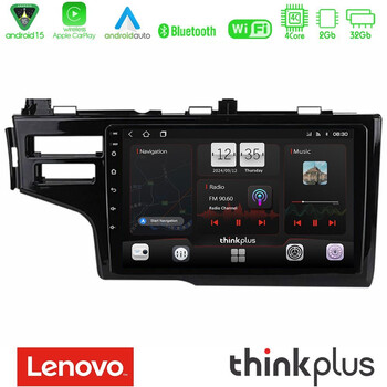 Lenovo Thinkplus Series 4core Android15 2+32gb  Honda Jazz 2013-2020 Navigation Multimedia Tablet 9" με Carplay & Android Auto u-sqz-Hd0651