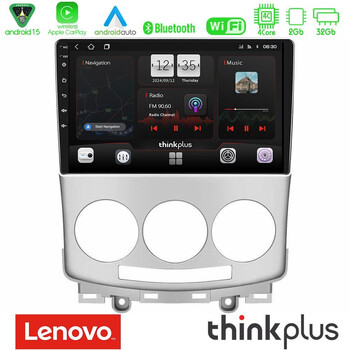 Lenovo Thinkplus Series 4core Android15 2+32gb  Mazda 5 2004-2010 Navigation Multimedia Tablet 9" με Carplay & Android Auto u-sqz-Mz0754