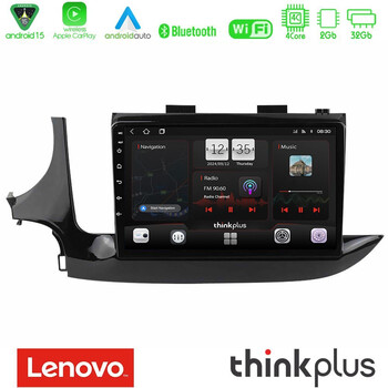 Lenovo Thinkplus Series 4core Android15 2+32gb  Opel Mokka 2016-2020 Navigation Multimedia Tablet 9" με Carplay & Android Auto u-sqz-Op0101