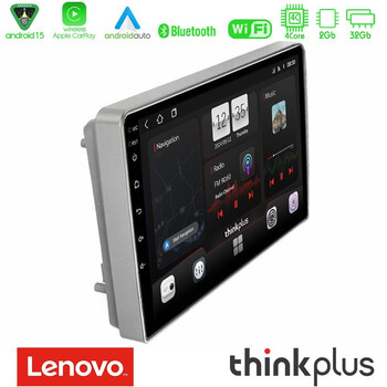 Lenovo Thinkplus Series 4core Android15 2+32gb  Opel Astra/corsa/antara/zafira Navigation Multimedia Tablet 9" με Carplay & Android Auto u-sqz-Op0697