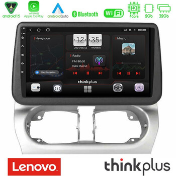 Lenovo Thinkplus Series 4core Android15 2+32gb  Opel Corsa C/combo c Navigation Multimedia Tablet 9" με Carplay & Android Auto u-sqz-Op1707