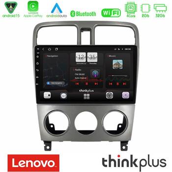 Lenovo Thinkplus Series 4core Android15 2+32gb  Subaru Forester 2003-2007 Navigation Multimedia Tablet 9" με Carplay & Android Auto u-sqz-Su0470