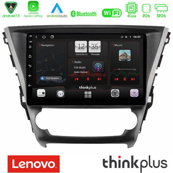 Lenovo Thinkplus Series 4core Android15 2+32gb  Toyota Avensis 2015-2018 Navigation Multimedia Tablet 9" με Carplay & Android Auto u-sqz-Ty1319