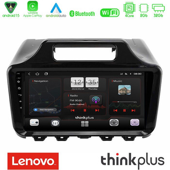 Lenovo Thinkplus Series 4core Android15 2+32gb  Toyota iq 2008 – 2015 Navigation Multimedia Tablet 9" με Carplay & Android Auto με Carplay & Android Auto u-sqz-Ty2197