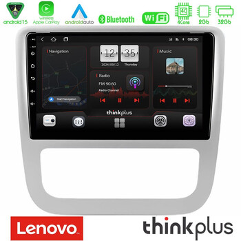 Lenovo Thinkplus Series 4core Android15 2+32gb  vw Scirocco 2008-2014 Navigation Multimedia Tablet 9" με Carplay & Android Auto u-sqz-Vw0057sl