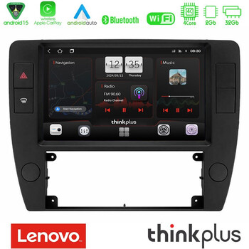 Lenovo Thinkplus Series 4core Android15 2+32gb  vw Passat b5 2001-2005 Navigation Multimedia Tablet 9" με Carplay & Android Auto u-sqz-Vw1370