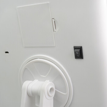 JOCCA FOLDABLE MAKEUP MIRROR WITH LED LIGHT AND 1X/2X/3X MAGNIFICATION WHITE