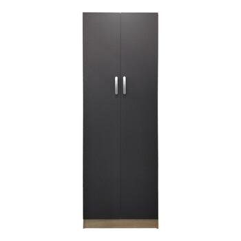 Ντουλάπα δίφυλλη Lego pakoworld σε oak-ανθρακί απόχρωση 60x42x180εκ