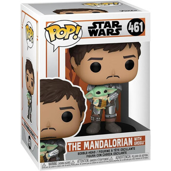 Funko Pop! TV: Star Wars: The Mandalorian - The Mandalorian with Grogu #461 (FNK45259)