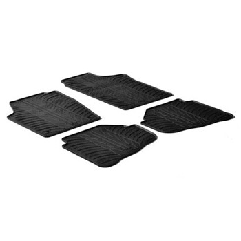 L2431.0 . VOLKSWAGEN FOX 05/2005-2010 ΜΑΡΚΕ ΠΑΤΑΚΙΑ SUMISURA ΛΑΣΤΙΧΟ ΣΕ ΜΑΥΡΟ ΧΡΩΜΑ ΧΩΡΙΣ ΚΟΥΜΠΩΜΑΤΑ LAMPA - 4 ΤΕΜ.