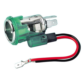 L3907.1 . ΥΠΟΔΟΧΗ ΑΝΑΠΤΗΡΑ 12V ΜΕ ΦΩΣ 22mm ΜΟΝΟ ΤΟ ΘΗΛΥΚΟ LAMPA - 1 TEM.