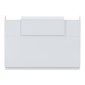 Γραφείο reception Lotus pakoworld σε λευκή απόχρωση  180x70x110εκ