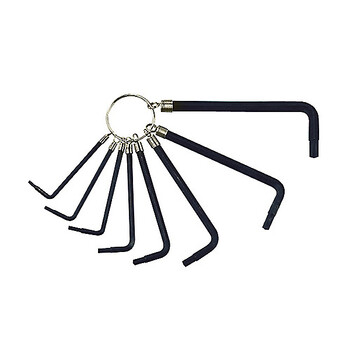 6605.1-LB-LM . TORX (HEX KEY) ΚΛΕΙΔΙΑ ΜΕ ΚΡΙΚΟ 8 ΤΕΜΑΧΙΩΝ (T8-10-15-20-23-27-30-40mm)