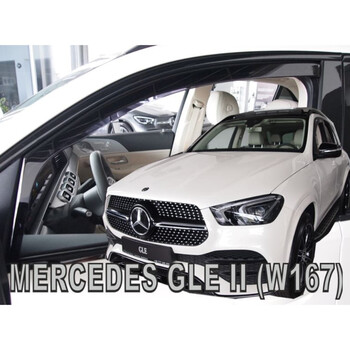 ΑΝΕΜ.23623 . MERCEDES GLE W167 5D 2019+ ΖΕΥΓΑΡΙ ΑΝΕΜΟΘΡΑΥΣΤΕΣ ΑΠΟ ΕΥΚΑΜΠΤΟ ΦΙΜΕ ΠΛΑΣΤΙΚΟ HEKO - 2 ΤΕΜ.
