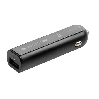 L3882.5/T . ΦΟΡΤΙΣΤΗΣ ΑΝΑΠΤΗΡΑ ΜΕ 1 ΘΥΡΑ USB(TYPE A) ΜΕ ΕΝΣΩΜΑΤΩΜΕΝΟ ΗΛΕΚΤΡΙΚΟ ΑΝΑΠΤΗΡΑ 2400mA 12/24V