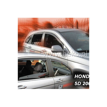 ΑΝΕΜ.17141 . HONDA CR-V 3 5D 02/2007-2012 ΖΕΥΓΑΡΙ ΑΝΕΜΟΘΡΑΥΣΤΕΣ ΑΠΟ ΕΥΚΑΜΠΤΟ ΦΙΜΕ ΠΛΑΣΤΙΚΟ HEKO - 2 ΤΕΜ.
