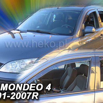 ΑΝΕΜ.15248 . FORD MONDEO MK3 4D 2001-2007 ΖΕΥΓΑΡΙ ΑΝΕΜΟΘΡΑΥΣΤΕΣ ΑΠΟ ΕΥΚΑΜΠΤΟ ΦΙΜΕ ΠΛΑΣΤΙΚΟ HEKO - 2 ΤΕΜ.