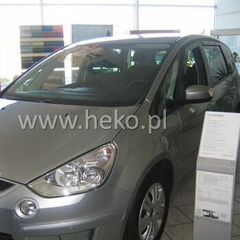 ΑΝΕΜ.15260 . FORD S-MAX 5D 2006-2010 ΖΕΥΓΑΡΙ ΑΝΕΜΟΘΡΑΥΣΤΕΣ ΑΠΟ ΕΥΚΑΜΠΤΟ ΦΙΜΕ ΠΛΑΣΤΙΚΟ HEKO - 2 ΤΕΜ.