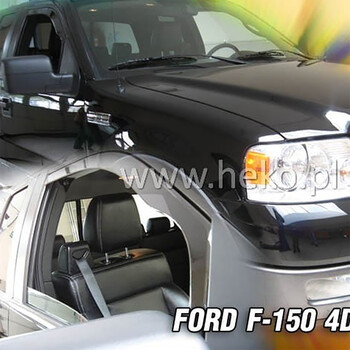 ΑΝΕΜ.15269 . FORD F150 2D 2004-2008 ΖΕΥΓΑΡΙ ΑΝΕΜΟΘΡΑΥΣΤΕΣ ΑΠΟ ΕΥΚΑΜΠΤΟ ΦΙΜΕ ΠΛΑΣΤΙΚΟ HEKO - 2 ΤΕΜ.