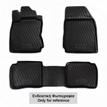S000.15N/NV . FORD KUGA 06/2008-2013 ΜΑΡΚΕ ΠΑΤΑΚΙΑ ΣΕ ΣΚΑΦΗ TPE ΛΑΣΤΙΧΟ ΣΕ ΜΑΥΡΟ ΧΡΩΜΑ NOVLINE - 4 ΤΕΜ.