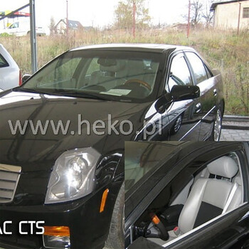 ΑΝΕΜ.10605 . CADILLAC CTS 4D 2003-2007 ΖΕΥΓΑΡΙ ΑΝΕΜΟΘΡΑΥΣΤΕΣ ΑΠΟ ΕΥΚΑΜΠΤΟ ΦΙΜΕ ΠΛΑΣΤΙΚΟ HEKO - 2 ΤΕΜ.