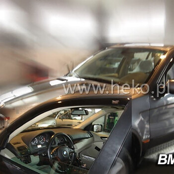 ΑΝΕΜ.11135 . BMW X5 5D E53 1999-2006 ΖΕΥΓΑΡΙ ΑΝΕΜΟΘΡΑΥΣΤΕΣ ΑΠΟ ΕΥΚΑΜΠΤΟ ΦΙΜΕ ΠΛΑΣΤΙΚΟ HEKO - 2 ΤΕΜ.