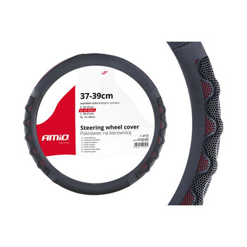 02562/AM . ΚΑΛΥΜΜΑ ΤΙΜΟΝΙΟΥ 37/39CM SWC-25 ΜΑΥΡΟ/ΚΟΚΚΙΝΟ