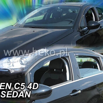 ΑΝΕΜ.12242 . CITROEN C5 4D/5D 2008-2017 ΖΕΥΓΑΡΙ ΑΝΕΜΟΘΡΑΥΣΤΕΣ ΑΠΟ ΕΥΚΑΜΠΤΟ ΦΙΜΕ ΠΛΑΣΤΙΚΟ HEKO - 2 ΤΕΜ.