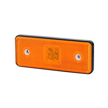 WMLHOR161/4/MT . ΦΩΣ ΟΓΚΟΥ ΑΝΑΚΛΑΣΤΙΚΟ  LD161 12/24V 3LED HORPOL ΠΟΡΤΟΚΑΛΙ 11 x 4 cm -1ΤΕΜ.