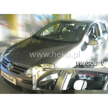 ΑΝΕΜ.SET31150 . VW GOLF 5 5D HTB 2004-2008 ΣΕΤ ΑΝΕΜΟΘΡΑΥΣΤΕΣ ΑΥΤΟΚΙΝΗΤΟΥ ΑΠΟ ΕΥΚΑΜΠΤΟ ΦΙΜΕ ΠΛΑΣΤΙΚΟ HEKO - 4 ΤΕΜ.