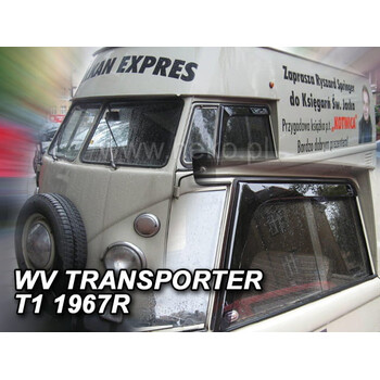 ΑΝΕΜ.31189 . VW TRANSPORTER T1 2D 1967-1969 - (ΑΥΤΟΚΟΛΛΗΤΟΙ)  ΑΝΕΜΟΘΡΑΥΣΤΕΣ ΑΥΤΟΚΙΝΗΤΟΥ ΑΠΟ ΕΥΚΑΜΠΤΟ ΦΙΜΕ ΠΛΑΣΤΙΚΟ HEKO - 2 ΤΕΜ.