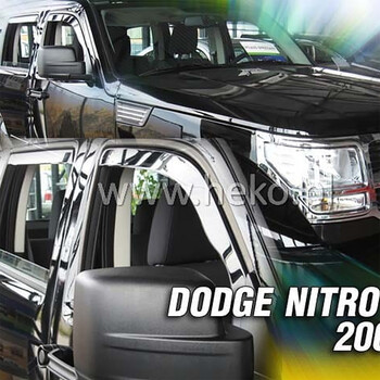 ΑΝΕΜ.13404 . DODGE NITRO 5D 2007-2011 ΖΕΥΓΑΡΙ ΑΝΕΜΟΘΡΑΥΣΤΕΣ ΑΠΟ ΕΥΚΑΜΠΤΟ ΦΙΜΕ ΠΛΑΣΤΙΚΟ HEKO - 2 ΤΕΜ.