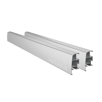 N10206 . ΤΡΑΒΕΡΣΕΣ ΑΛΟΥΜΙΝΙΟΥ ΠΛΑΙΝΕΣ ΜΗΚΟΣ 120CM ΥΨΟΣ 7CM ΓΙΑ ΣΥΣΤΗΜΑ KARGO RACK NORDRIVE - ΣΕΤ 2 ΤΕΜ