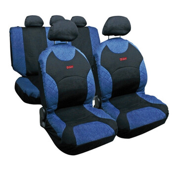 L5480.6 . ΚΑΛΥΜΜΑΤΑ ΚΑΘΙΣΜΑΤΩΝ "DRIVE-JEANS" ΣΕΤ - ΜΠΛΕ