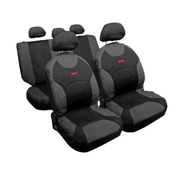 L5480.7 . ΚΑΛΥΜΜΑΤΑ ΚΑΘΙΣΜΑΤΩΝ "DRIVE-JEANS" ΣΕΤ - ΓΚΡΙ