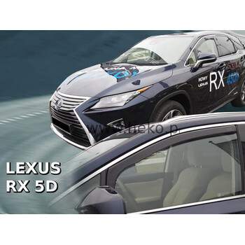ΑΝΕΜ.30024 . LEXUS RX 5D 2016+   ΖΕΥΓΑΡΙ ΑΝΕΜΟΘΡΑΥΣΤΕΣ ΑΥΤΟΚΙΝΗΤΟΥ ΑΠΟ ΕΥΚΑΜΠΤΟ ΦΙΜΕ ΠΛΑΣΤΙΚΟ HEKO - 2 ΤΕΜ.