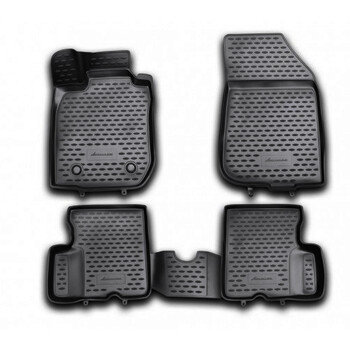 NLC.3D.41.29.210KH/NV . DACIA DUSTER 05/2010-2018 ΜΑΡΚΕ ΠΑΤΑΚΙΑ ΣΕ ΣΚΑΦΗ TPE ΛΑΣΤΙΧΟ ΣΕ ΜΑΥΡΟ ΧΡΩΜΑ NOVLINE - 4 ΤΕΜ.