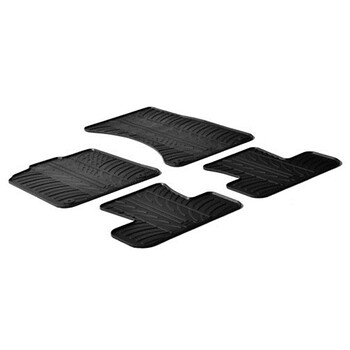 L2437.2 . AUDI Q5 11/2008-02/2017 ΜΑΡΚΕ ΠΑΤΑΚΙΑ SUMISURA ΛΑΣΤΙΧΟ ΣΕ ΜΑΥΡΟ ΧΡΩΜΑ ME ΚΟΥΜΠΩΜΑΤΑ LAMPA - 4 ΤΕΜ.